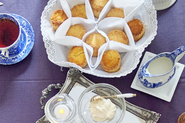 120分のレッスン終了後のTea time（対面レッスン受講者のみ）